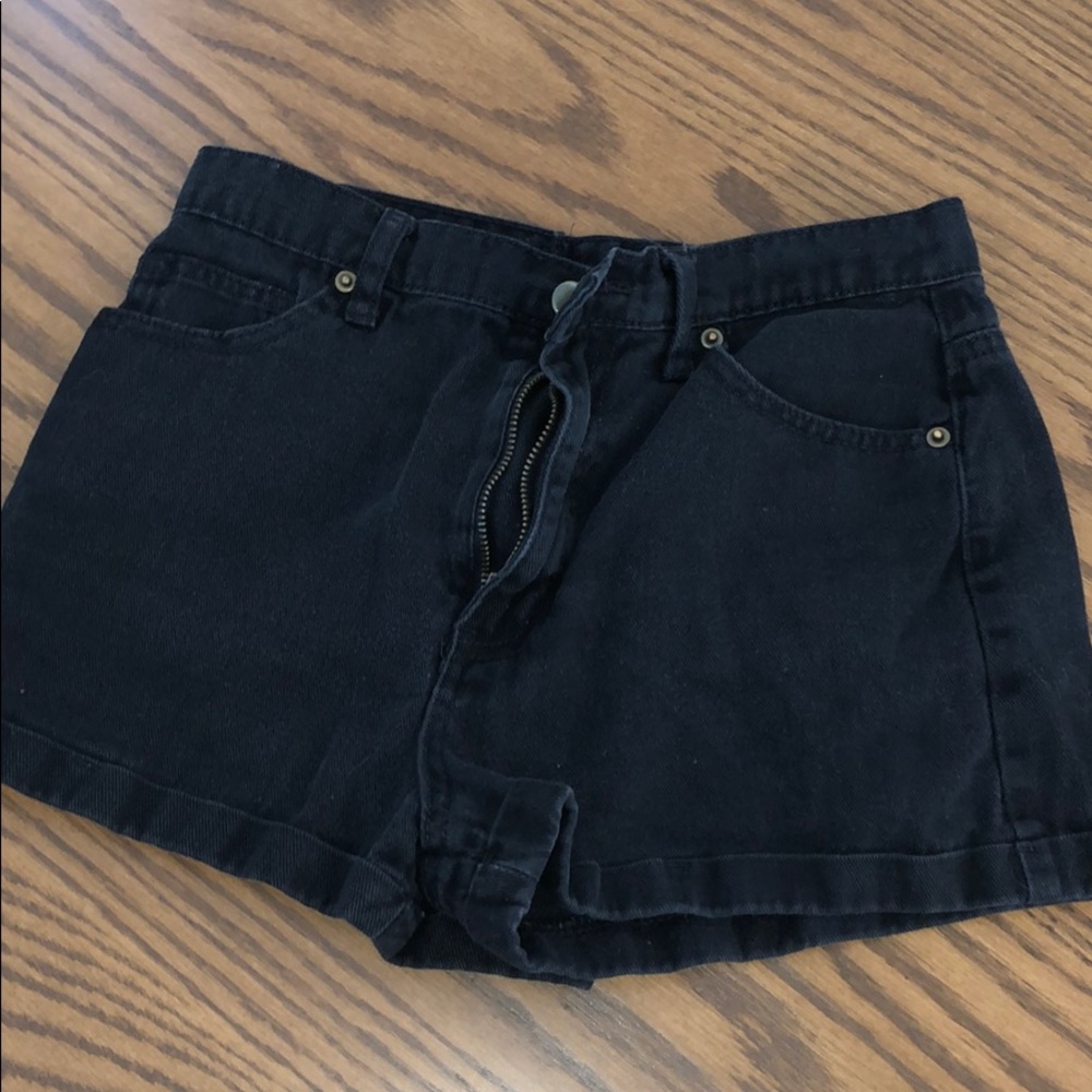 Brandless Black Jean Shorts